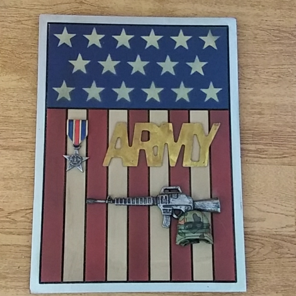 Army decorative plaque